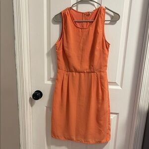 Japna Vibrant Orange Mini Dress